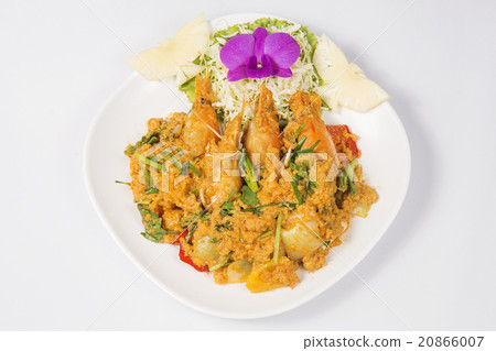 Shrimp with yellow Curry Powder 20866007
