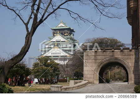 舊軍區總部遺址在大阪城公園和大阪城 20866389