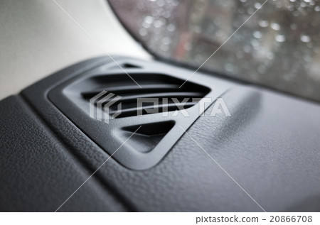 Ventilation grille, car interior detail, closeup Ventilation grille, car interior detail, closeup 20866708