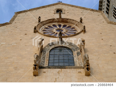 Rose window of the main facade Cathedral of Trani Rose window of the main facade Cathedral of Trani 20868464