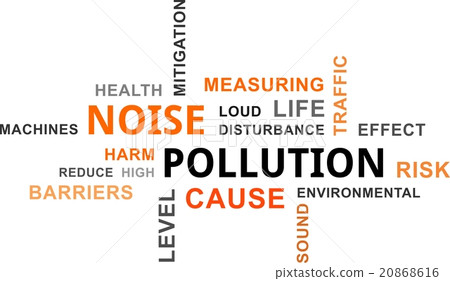 word cloud - noise pollution 20868616