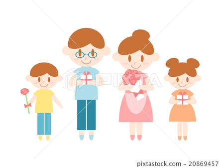 Mother's Day Family Illustration 20869457
