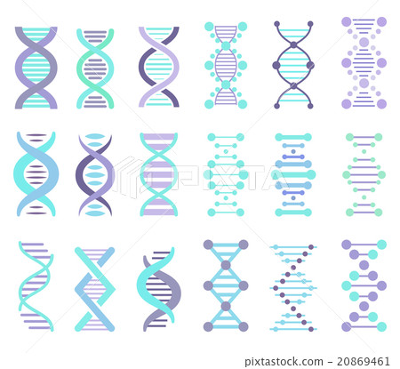 DNA Strands Set 20869461
