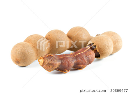 Sweet tamarind isolated on white background. Sweet tamarind isolated on white background. 20869477