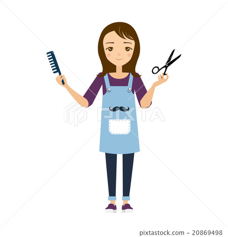 Hairdresser Vector Illustration Stock Illustration 20869498