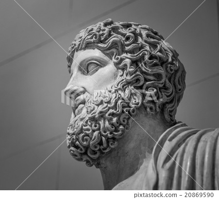 The ancient marble portrait bust The ancient marble portrait bust 20869590
