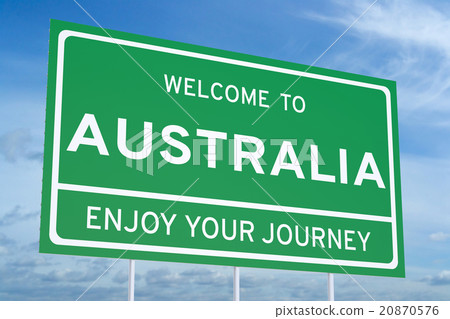 Welcome to Australia concept 20870576