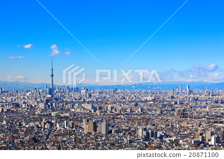 Tokyo Sky Tree and Urban Landscape 20871100