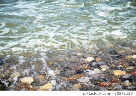 stony beach and ocean water 20871128