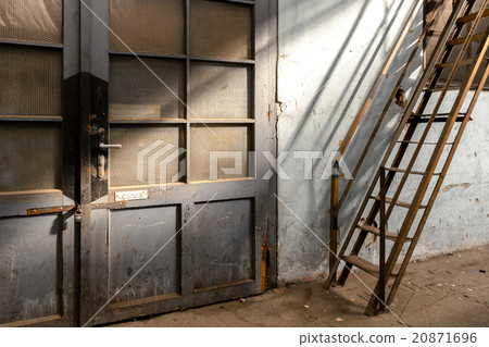 Ladder in industrial interior Ladder in industrial interior 20871696