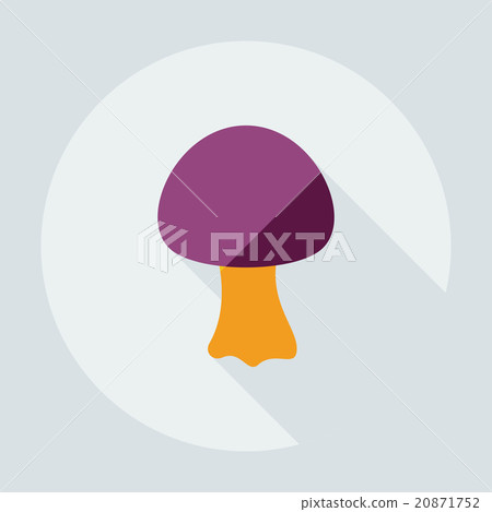 Flat modern design with shadow icons fungus Flat modern design with shadow icons fungus 20871752
