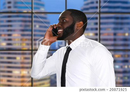 Evening in company headquarters. 20871925