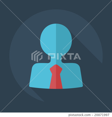 Flat modern design with shadow icons business icon - Stock Illustration ...