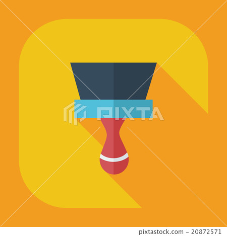 Flat modern design with shadow icons construction - Stock Illustration ...