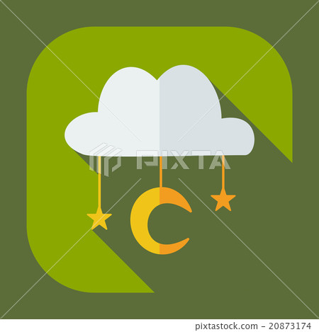 Flat modern design with shadow icons Muslim heaven Flat modern design with shadow icons Muslim heaven 20873174