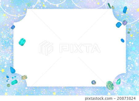 Girly ribbon frame 20873824