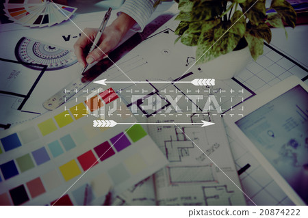 Arrow Ideas Copy Space Advertising Design Concept 20874222
