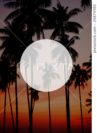 Copy Space Frame Summer Vacation Holiday Concept 20874560