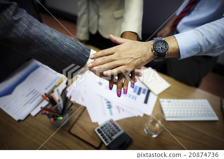 Business Team Teamwork Partnership Together Concept Business Team Teamwork Partnership Together Concept 20874736