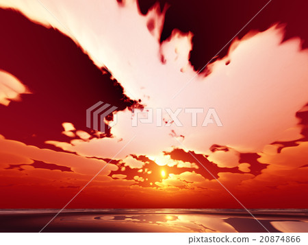 Wind and clouds with the sea Wind and clouds with the sea 20874866