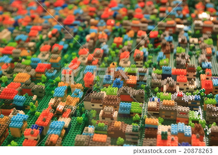 city building by toys of blocks 20878263