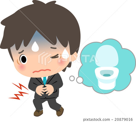 需要腹瀉的一個年輕商人 需要腹瀉的一個年輕商人 20879016