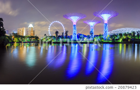 Landscape of the Singapore financial district Landscape of the Singapore financial district 20879423