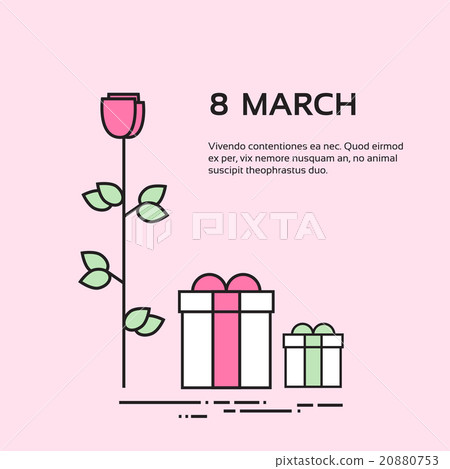 March Woman's Day Present Box Flower Rose Set March Woman's Day Present Box Flower Rose Set 20880753