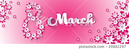 March International Women Day Greeting Card 20882297
