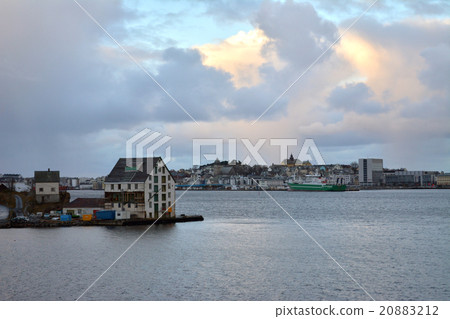 Landscape at Alesund Harbor Northern Europe Norway 20883212