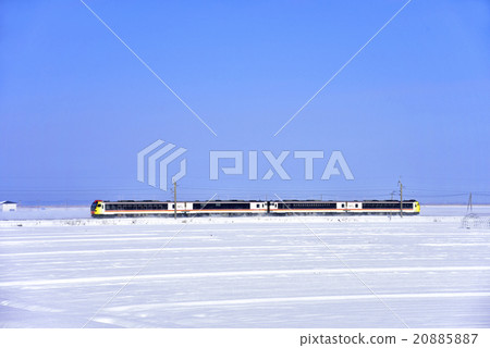 在雪原Shirakami Kumage上運行的度假村 20885887