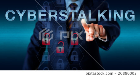 Forensic Investigator Pushing CYBERSTALKING 20886002