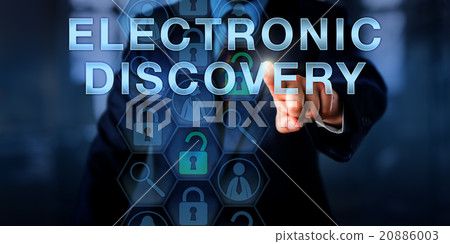 Forensic Examiner Pressing ELECTRONIC DISCOVERY 20886003