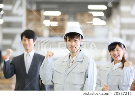 Logistics warehouse Working people 20887215