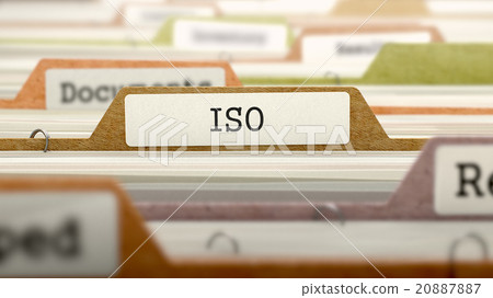 File Folder Labeled as ISO. 20887887