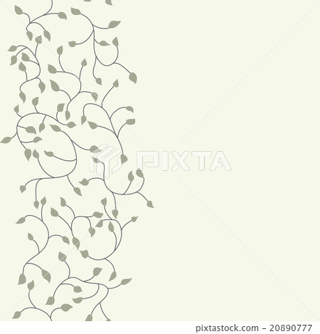 Leaf vector pattern. Seamless doodle flowers. Leaf vector pattern. Seamless doodle flowers. 20890777