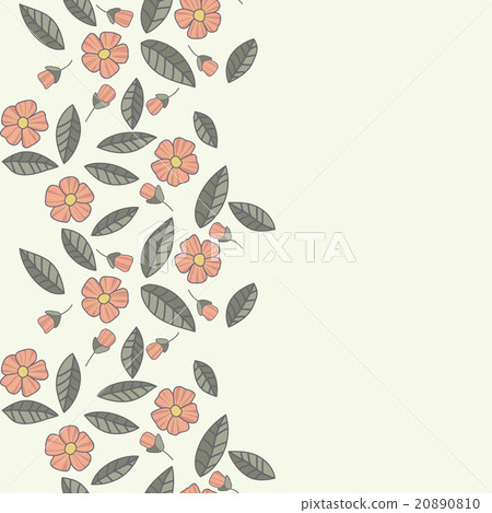 Floral vector pattern. Seamless doodle flowers. Floral vector pattern. Seamless doodle flowers. 20890810
