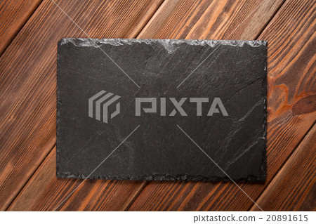 Slate board on wood 20891615