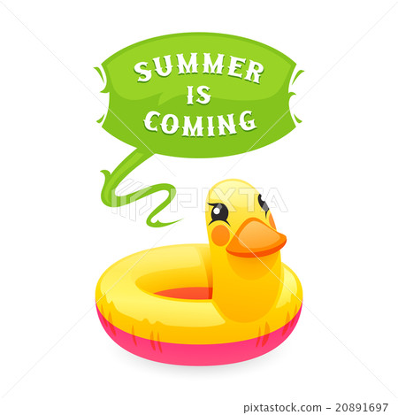 Colorful Duck Says Summer is Coming 20891697