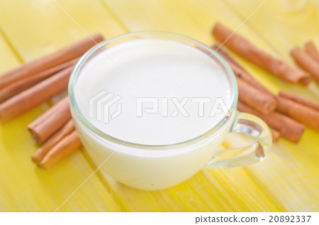 milk with cinnamon milk with cinnamon 20892337