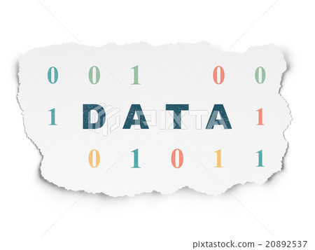 Information concept: Data on Torn Paper background Information concept: Data on Torn Paper background 20892537