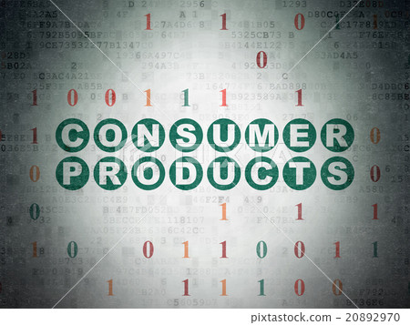 Finance concept: Consumer Products on Digital Finance concept: Consumer Products on Digital 20892970