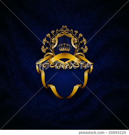 Elegant golden frame banner 20893220