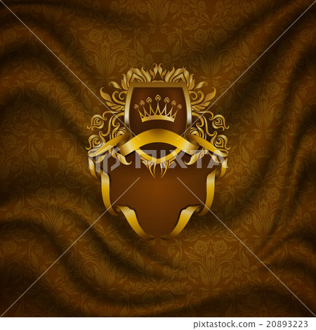 Elegant golden frame banner 20893223