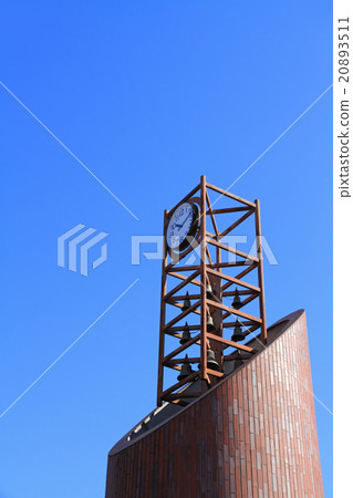 Clock tower with carillon 20893511