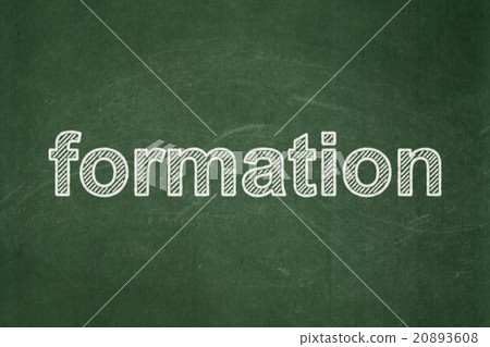 Education concept: Formation on chalkboard 20893608