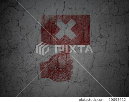 Political concept: Protest on grunge wall Political concept: Protest on grunge wall 20893612