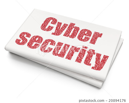 Safety concept: Cyber Security on Blank Newspaper Safety concept: Cyber Security on Blank Newspaper 20894176