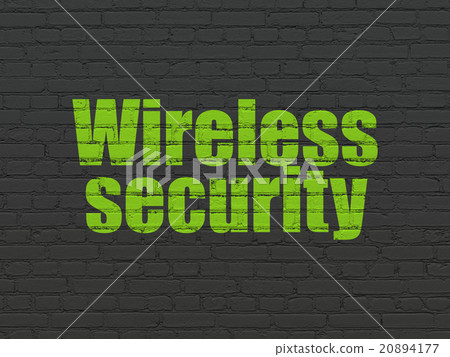 Safety concept: Wireless Security on wall Safety concept: Wireless Security on wall 20894177