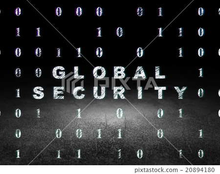 Privacy concept: Global Security in grunge dark Privacy concept: Global Security in grunge dark 20894180
